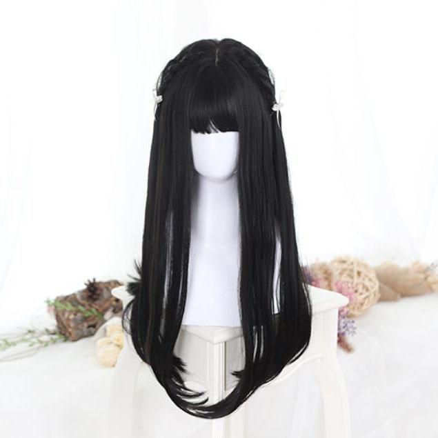 Lolita Black Wig SD02303 - SYNDROME - Cute Kawaii Harajuku Street Fashion Store