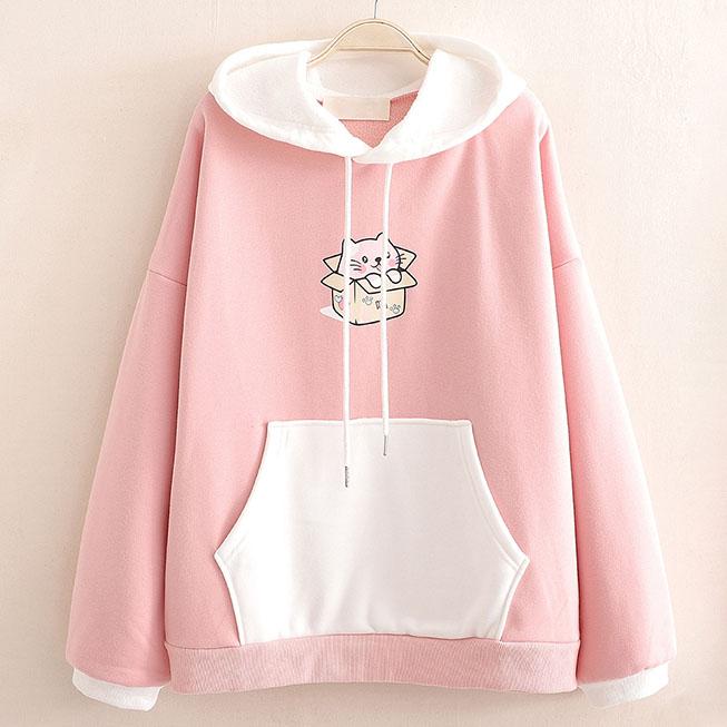 Kawaii cat sweater hot sale