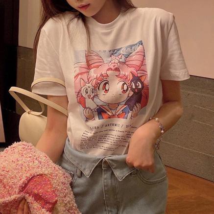 Chibi Usa Neko Lover T-shirt SD01195