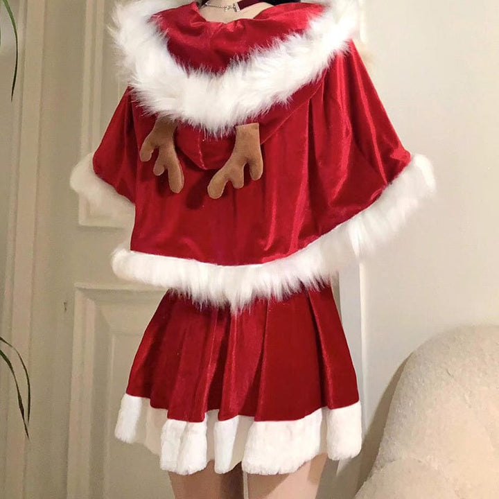 Christmas Velvet Corset Dress SD02148