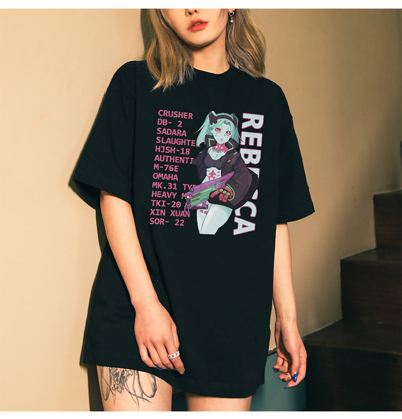 Cyberpunk: Edgerunner Rebecca Ver. 2 T-shirt SD01962