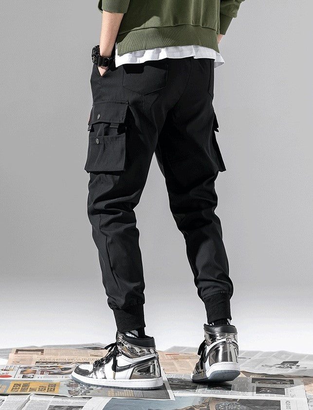Flap Pocket Tapered Joggers M00008
