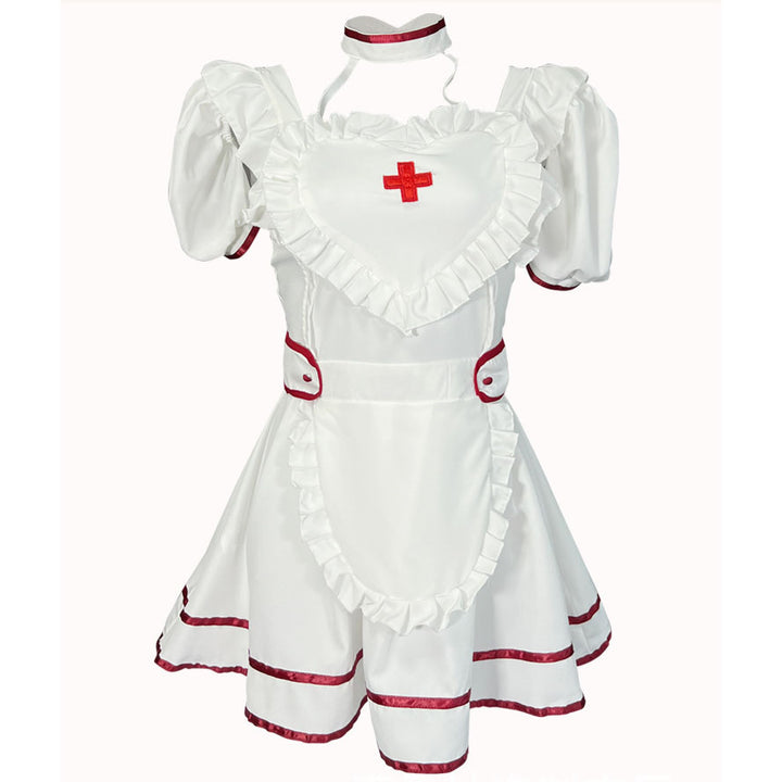 Halloween Ruffle Maid Nurse Dress SD01996