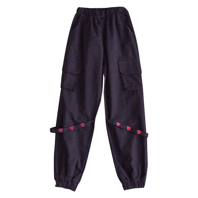 Harajuku Heart Loose Pants SD00548