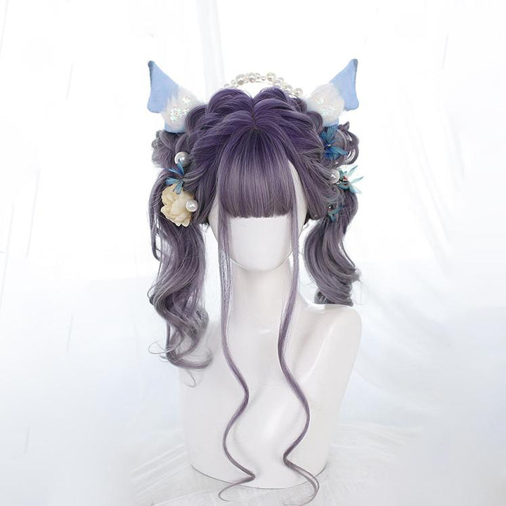 Harajuku Soft Gradient Purple Wave Wig SD01131