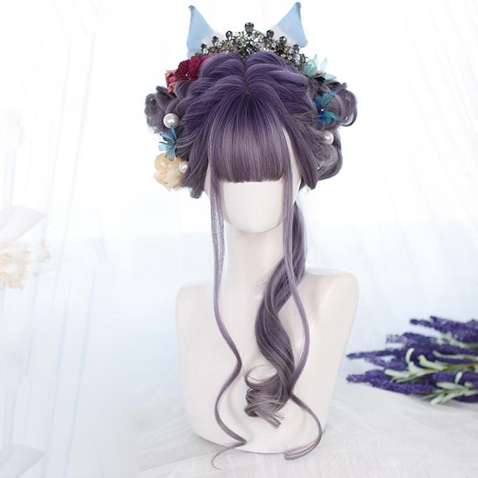 Harajuku Soft Gradient Purple Wave Wig SD01131