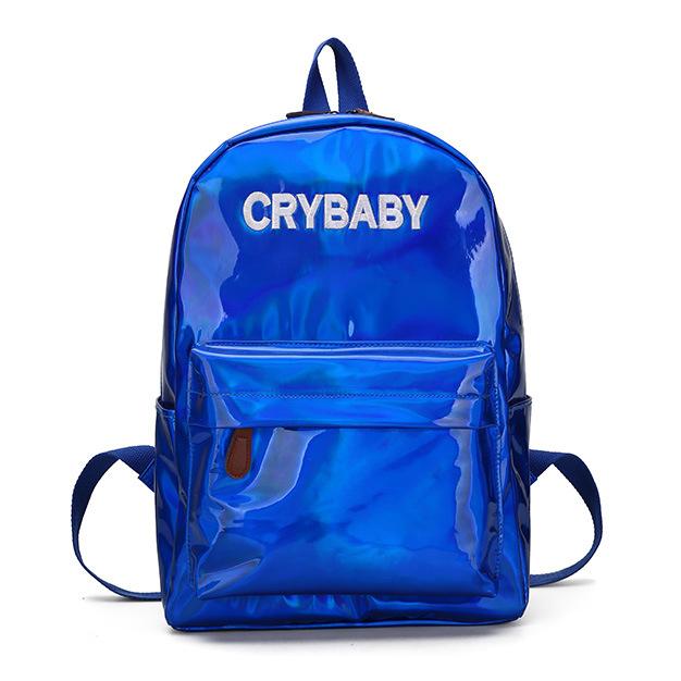 Holographic 2024 crybaby backpack