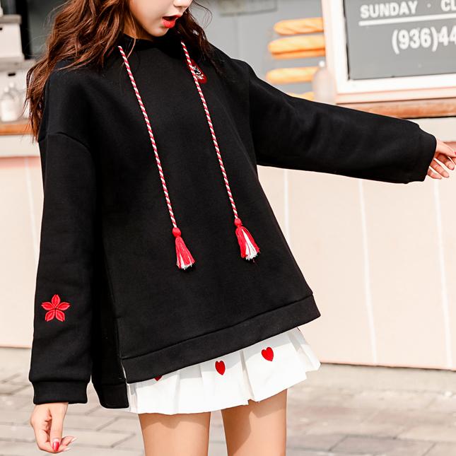 Kitsune Kami Hoodie Sweater SD00359 - SYNDROME - Cute Kawaii Harajuku Street Fashion Store