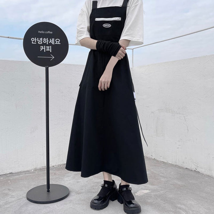 Street Long suspender Skirt SD01719