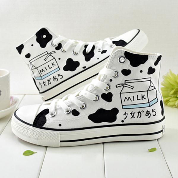 Milk Cow Canvas Shoes SD00738