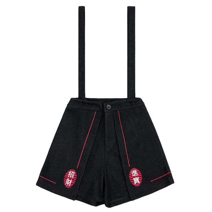 Mori Fox Suspender Shorts SD01610