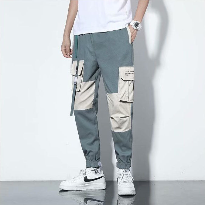 Multi Flap Pocket Tapered Pants M00005