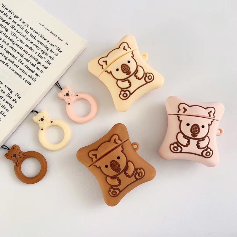 Chocolate-filled Koala Cookie Airpods Case SD00930 - SYNDROME - Cute Kawaii Harajuku Street Fashion Store