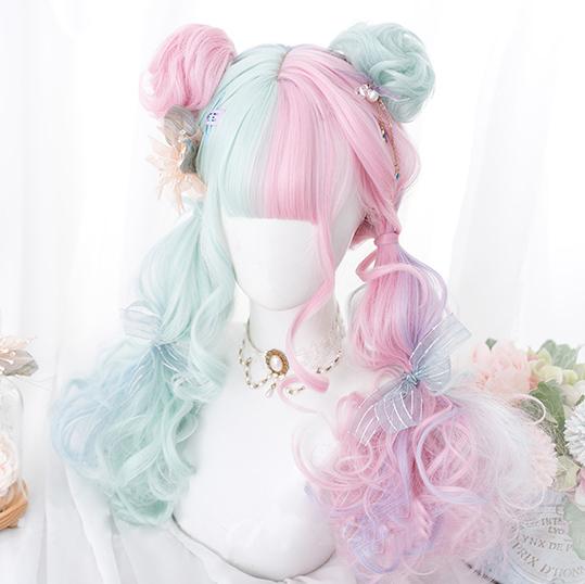 Harajuku Macaron Pastel Lolita Wig SD01737 - SYNDROME - Cute Kawaii Harajuku Street Fashion Store