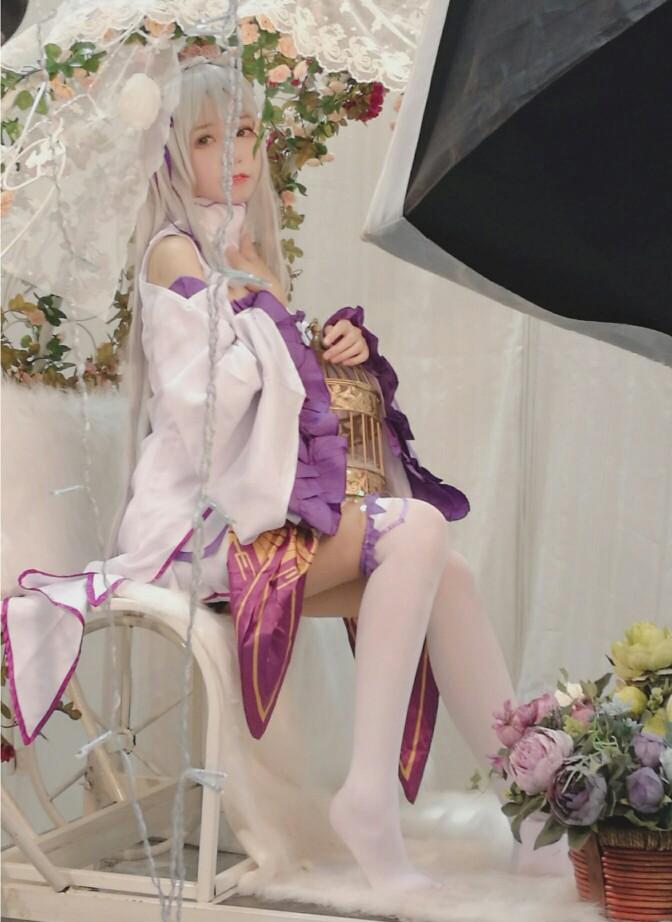 Re:Zero Emilia Cosplay Dress SD00577 - SYNDROME - Cute Kawaii Harajuku Street Fashion Store