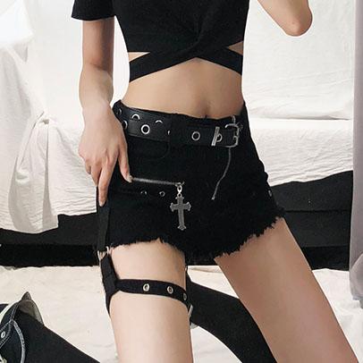 Korean Summer Grunge Slim High Waist Corset Shorts SD00027 – SYNDROME -  Cute Kawaii Harajuku Street Fashion Store