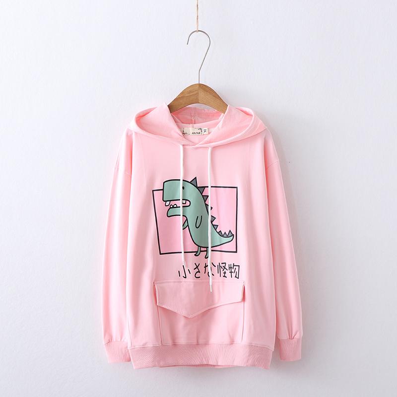Dinosaur Hoodie Sweater SD00702 - SYNDROME - Cute Kawaii Harajuku Street Fashion Store