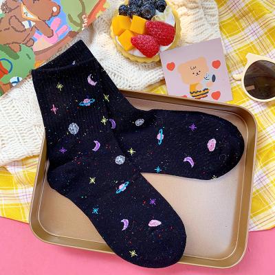 Space Galaxy Socks SD01501 - SYNDROME - Cute Kawaii Harajuku Street Fashion Store