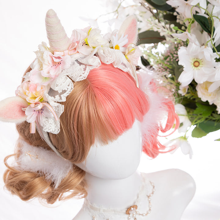 Double Peachy Wig SD00281 - SYNDROME - Cute Kawaii Harajuku Street Fashion Store