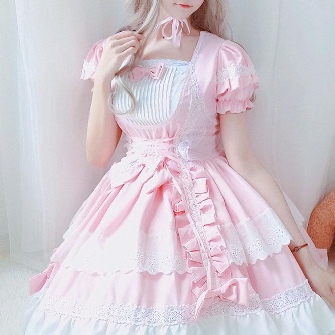 Elegant Servant Maid Lolita Dress SD00077 - SYNDROME - Cute Kawaii Harajuku Street Fashion Store