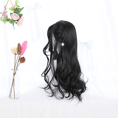 Black Curly Lolita Wig SD00976 - SYNDROME - Cute Kawaii Harajuku Street Fashion Store