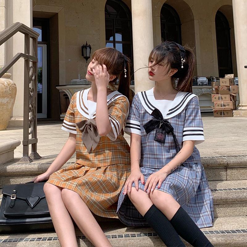 Plaid Couple School Uniform SD00243 - SYNDROME - Cute Kawaii Harajuku Street Fashion Store