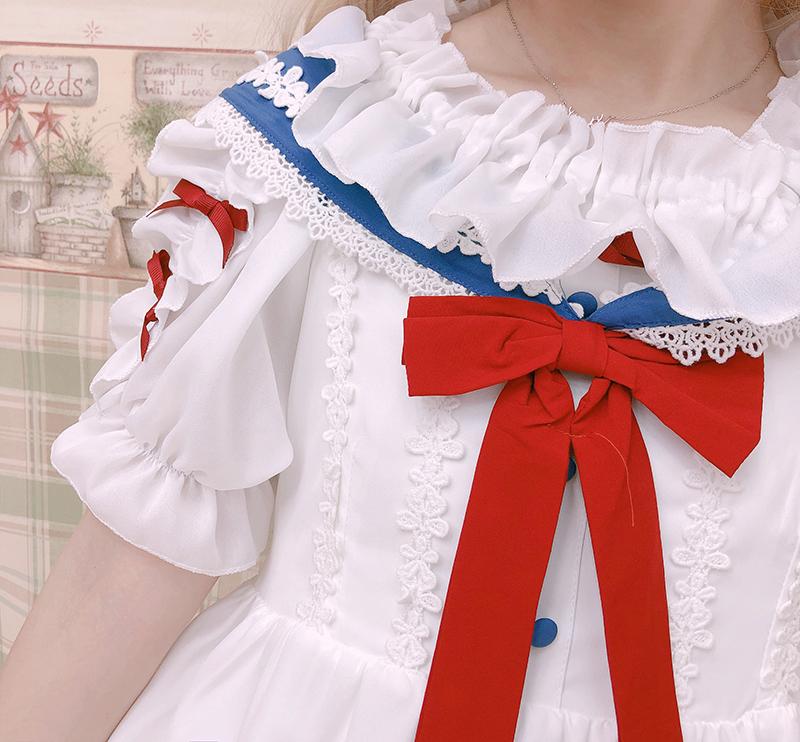 Sailor Chiffon Dress SD00020 - SYNDROME - Cute Kawaii Harajuku Street Fashion Store