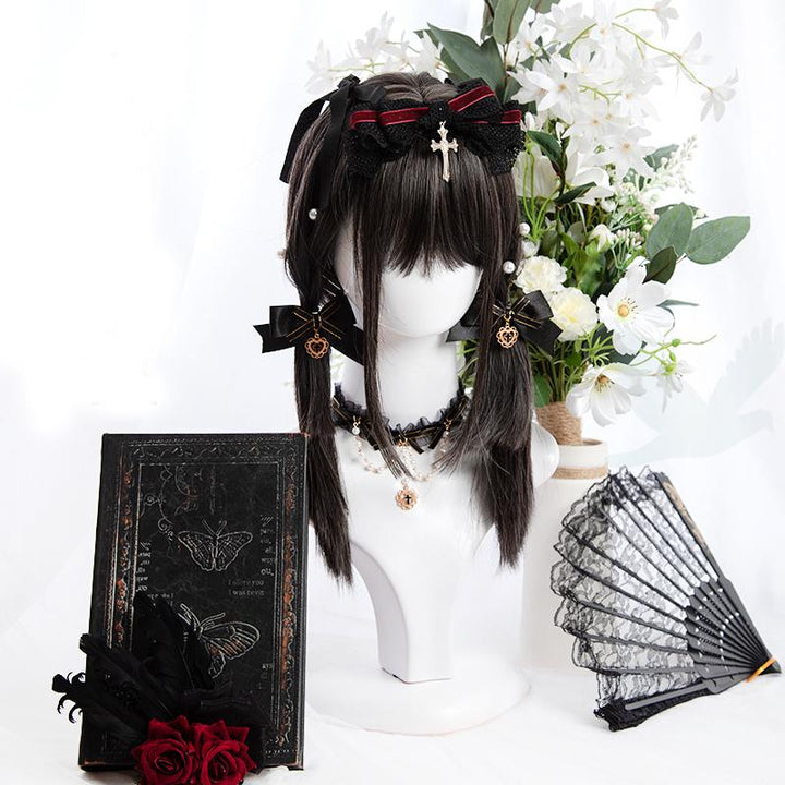 Lolita Dark Wig SD00298 - SYNDROME - Cute Kawaii Harajuku Street Fashion Store