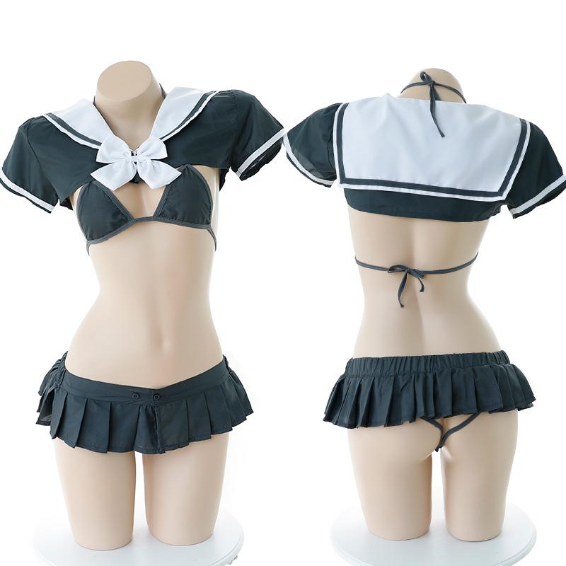 Grey Short School Uniform SD00600 - SYNDROME - Cute Kawaii Harajuku Street Fashion Store