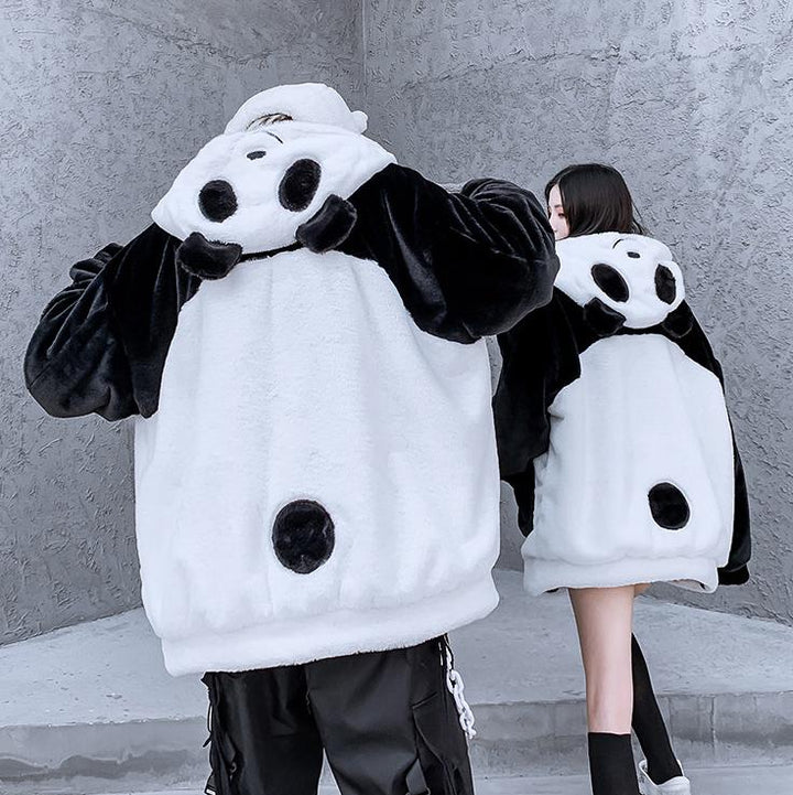 Panda Cow Two Sided Coat SD01582 - SYNDROME - Cute Kawaii Harajuku Street Fashion Store