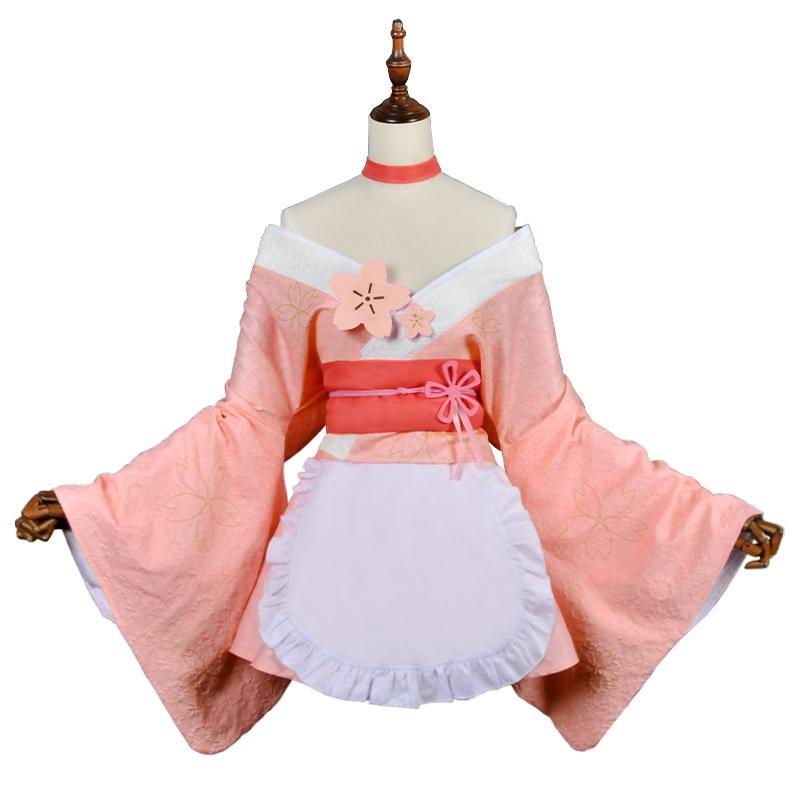 Rem Cherry Blossom Maid Kimono Dress SD00095 - SYNDROME - Cute Kawaii Harajuku Street Fashion Store