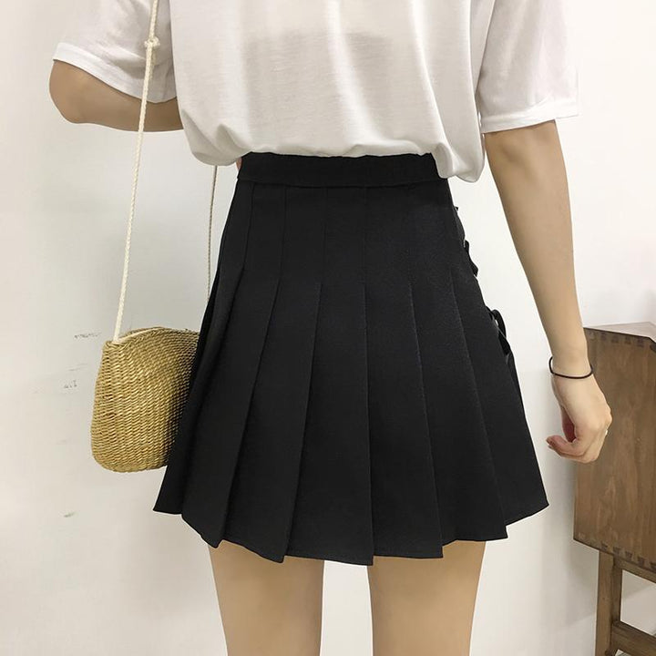 Ribbon Corset Pleated Skirt SD00104 - SYNDROME - Cute Kawaii Harajuku Street Fashion Store