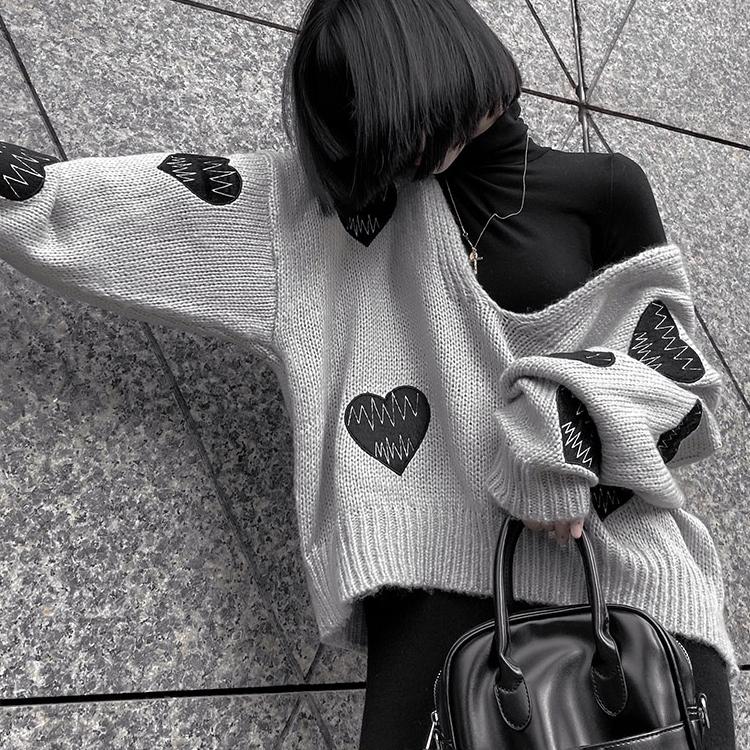 Pre-sale Heart Beat Sweater SD01904 - SYNDROME - Cute Kawaii Harajuku Street Fashion Store