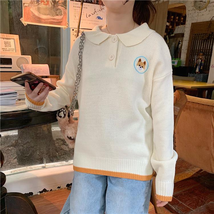 Shiba Inu Sweater SD00450 - SYNDROME - Cute Kawaii Harajuku Street Fashion Store