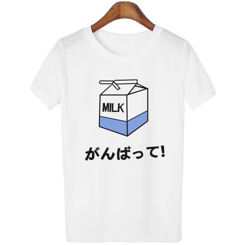 Sweet Milk T-shirt SD02059 - SYNDROME - Cute Kawaii Harajuku Street Fashion Store