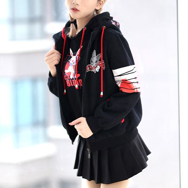 Harajuku bunny online hoodie