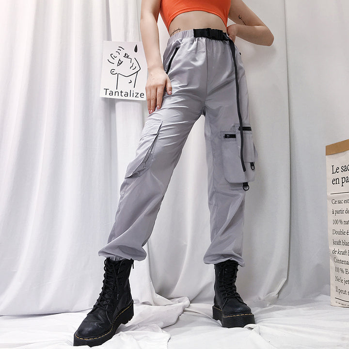 Street Pocket Strap Pants SD02200 - SYNDROME - Cute Kawaii Harajuku Street Fashion Store