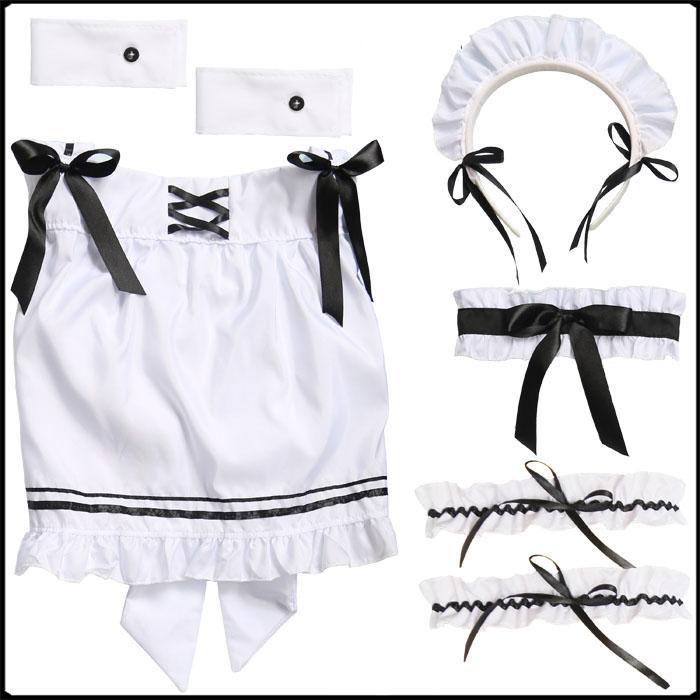 Kawaii Bow Black White Maid Dress SD00078 - SYNDROME - Cute Kawaii Harajuku Street Fashion Store