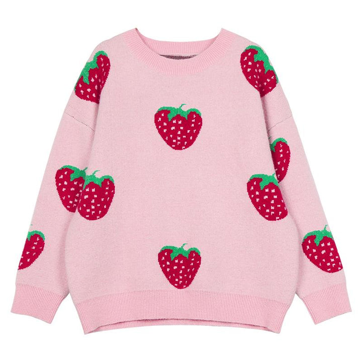 Winter Strawberry Sweater SD00936 - SYNDROME - Cute Kawaii Harajuku Street Fashion Store