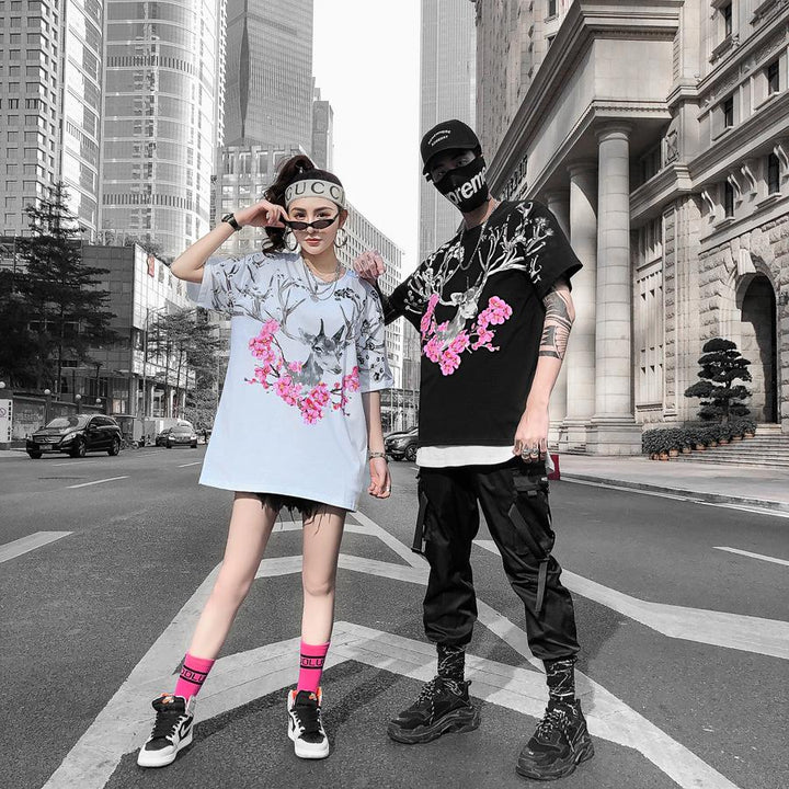Blossom Deer T-shirt SD00864 - SYNDROME - Cute Kawaii Harajuku Street Fashion Store