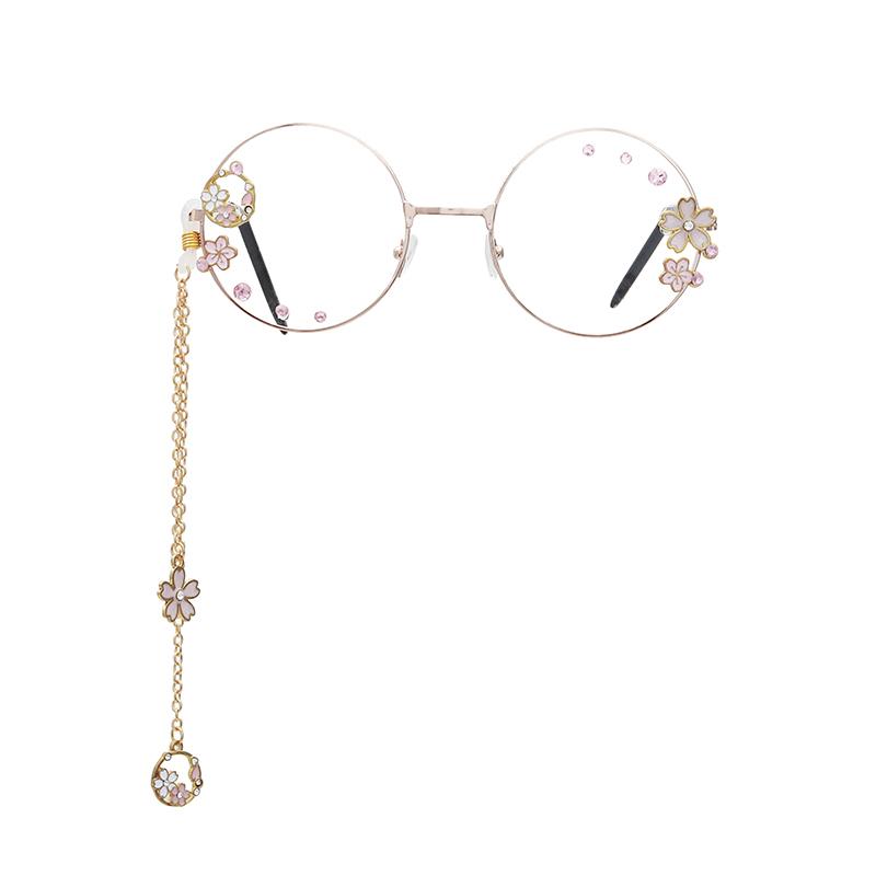 Kawaii Glasses With Chain Kawaii Accessories Glass Case Included Cute  Glasses Cosplay Accessories Kawaii Sakura Accessories