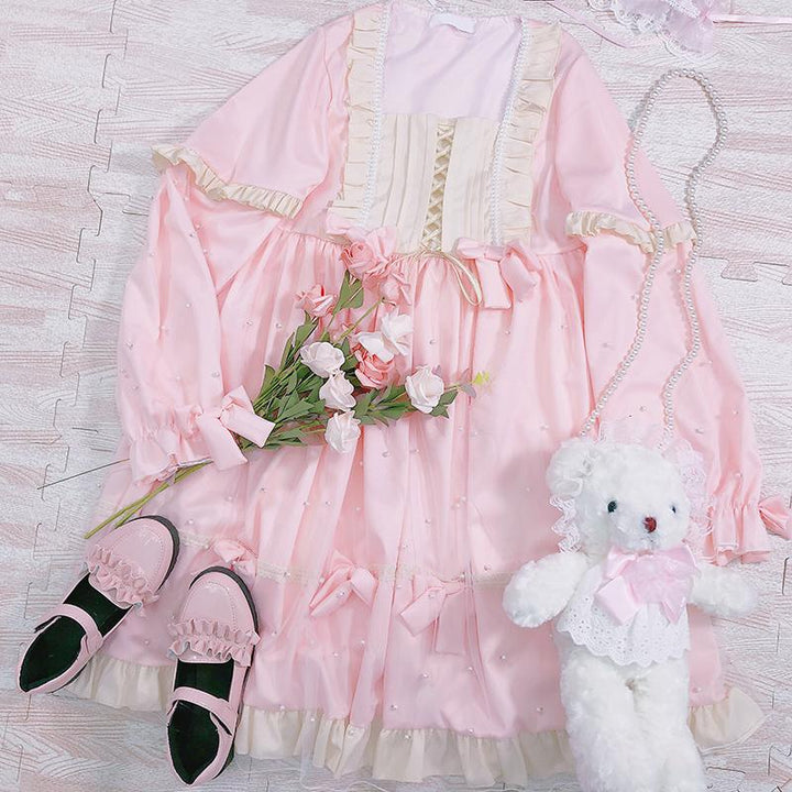 Pearl Soft Girl Dress SD00315 - SYNDROME - Cute Kawaii Harajuku Street Fashion Store