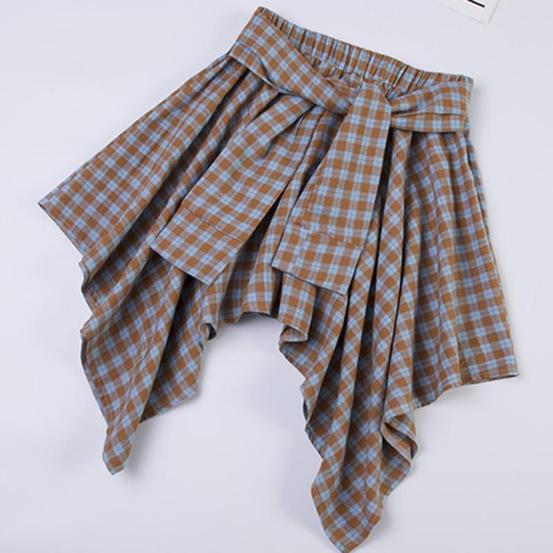 Plaid High Waist Short Skirt SD01351 - SYNDROME - Cute Kawaii Harajuku Street Fashion Store