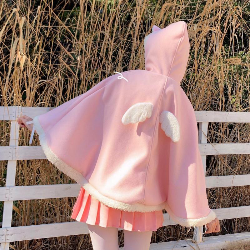 Winged Winter Cape SD01157 - SYNDROME - Cute Kawaii Harajuku Street Fashion Store