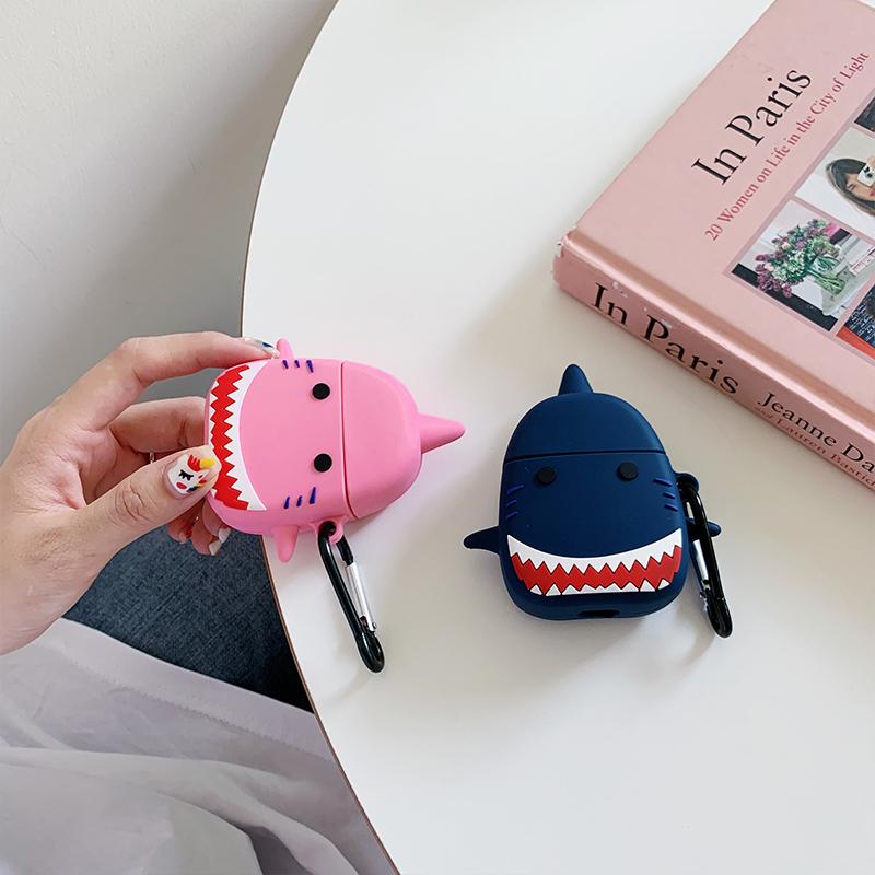 Sharks Airpods Case SD01526 - SYNDROME - Cute Kawaii Harajuku Street Fashion Store