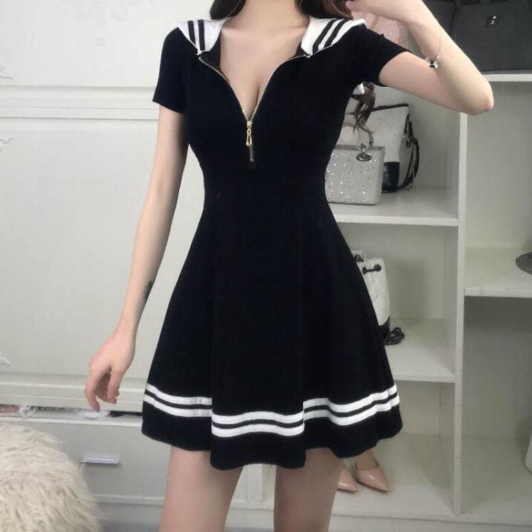 Sailor Zipper Dress SD01163 - SYNDROME - Cute Kawaii Harajuku Street Fashion Store