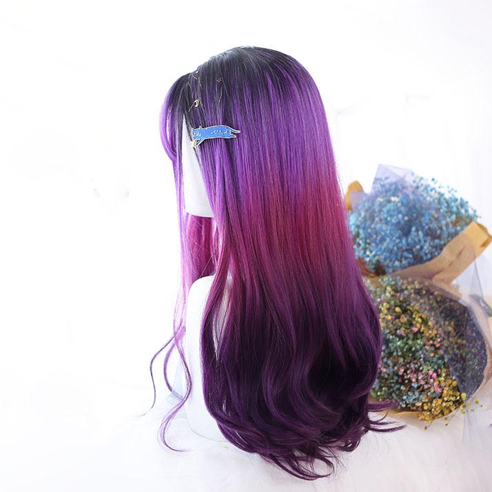 Purple Galaxy Wig SD02285 - SYNDROME - Cute Kawaii Harajuku Street Fashion Store