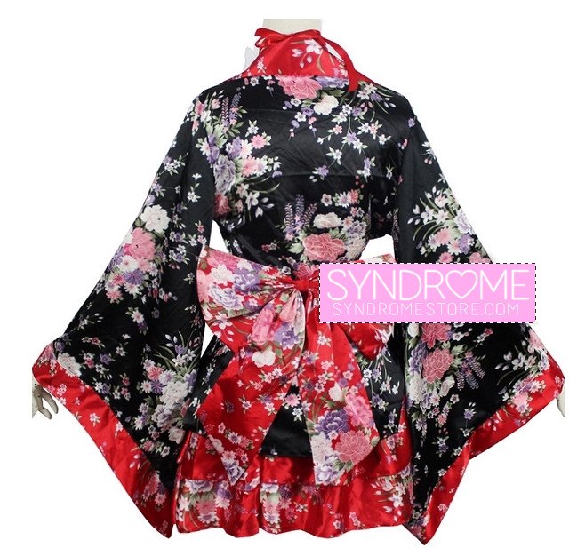 Japanese Sakura Kimono Dress SD00417 - SYNDROME - Cute Kawaii Harajuku Street Fashion Store