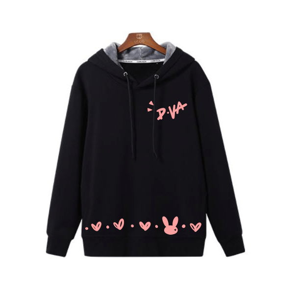 Overwatch D.VA DVA Black Hoodie Sweater SD02630 - SYNDROME - Cute Kawaii Harajuku Street Fashion Store