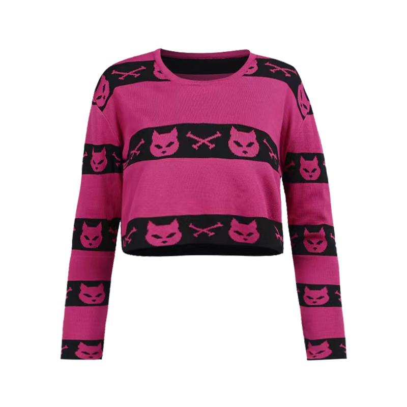 Skeleton Cat Sweater SD01753